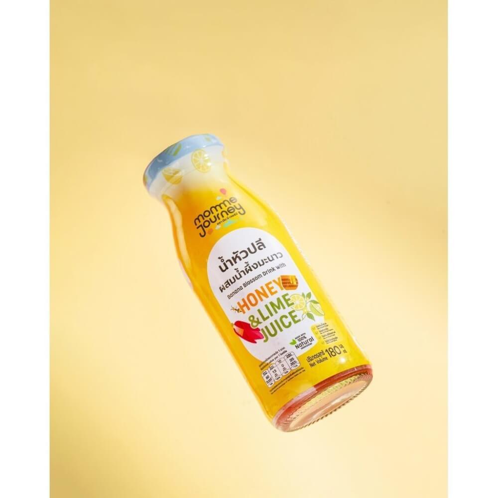 น้ำหัวปลีผสมน้ำผึ้งมะนาว 180 ml. ยกลัง  MomMe Journey 